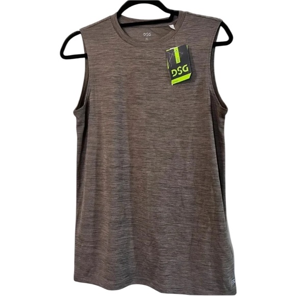 DSG Boys Training Tank Shirt, Color Brown, Size XL. - Picture 1 of 3